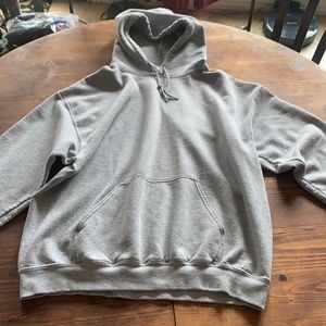 Large Grey Gildan Hoodie